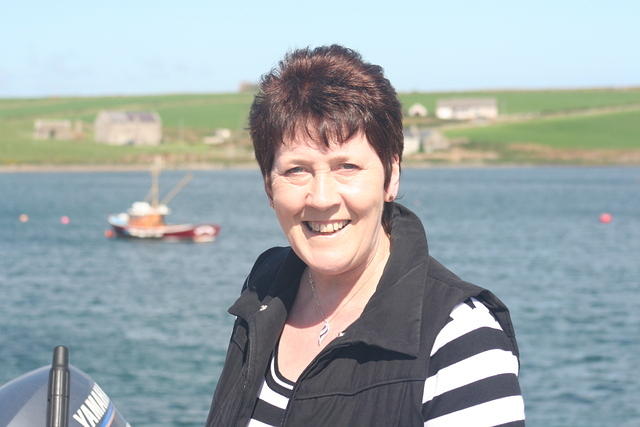 Mum leaving Shapinsay